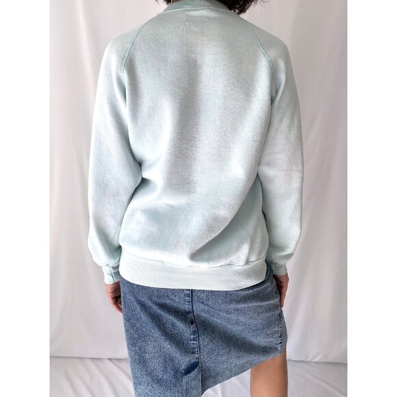 90s vintage animal bunny graphic funny quote cross stitch crewneck sweatshirt - Picture 5 of 7